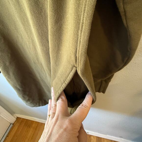 pact The Downtime Organic Cotton Sweatshirt Dress Green Size XL Sustainable - Picture 2 of 6